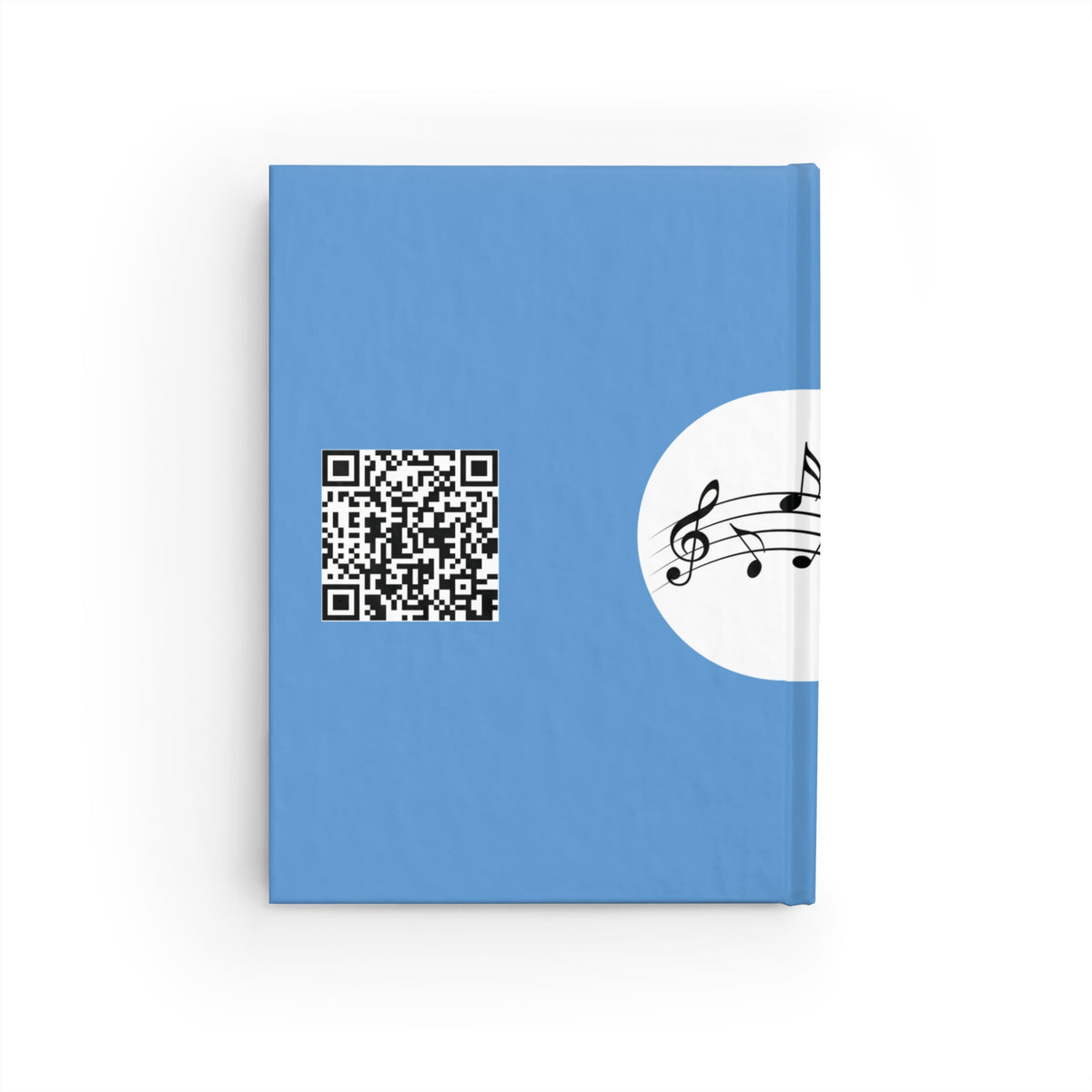 Music QR Hardcover Journal — 'RAISUN' Lyric Notebook for Musicians & Songwriters