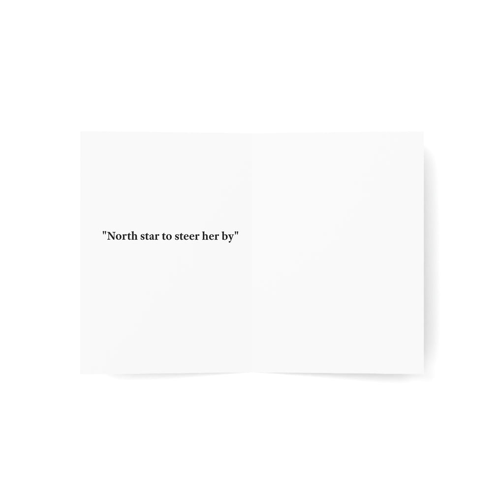 Greeting Card — Personalized "RAISUN" Music Notes (Pack of 1, 10, 30 or 50)